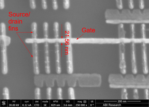 intel 13th gen transistor size